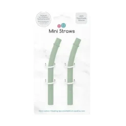 ezpz Utensils & Accessories|Dishes, Utensils & Food Containers*- Straw Replacement Pack Mini Straws, Sage