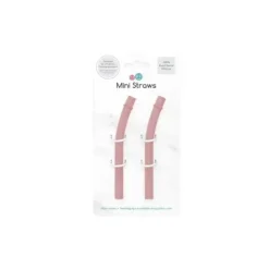 ezpz Utensils & Accessories|Dishes, Utensils & Food Containers*- Straw Replacement Pack Mini Straws, Blush