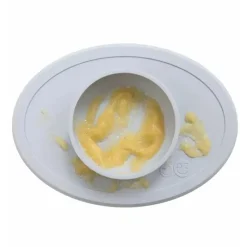 ezpz Plates & Bowls|Dishes, Utensils & Food Containers*- Tiny Bowl, Pewter