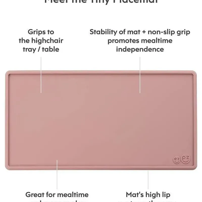 ezpz Plates & Bowls|Dishes, Utensils & Food Containers*- Tiny Placemat, Blush