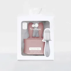 ezpz Cool Baby Products|Utensils & Accessories*- Tiny Popsicle Mold Set with Wands, Pink Blush