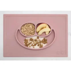 ezpz Suction Plates & Bowls|Dishes, Utensils & Food Containers*Happy Mat, Blush