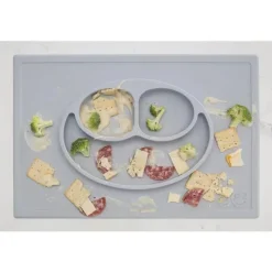 ezpz Suction Plates & Bowls|Dishes, Utensils & Food Containers*Happy Mat, Pewter