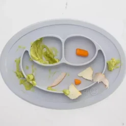 ezpz Cool Baby Products|Plates & Bowls*Mini Mat, Pewter