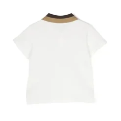 Fendi Baby Baby Tops*- Boy Embroidered Short Sleeve Polo Shirt