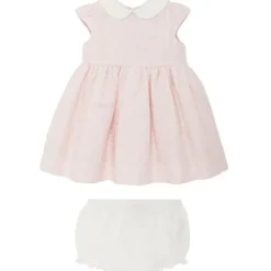 Fendi Baby Dresses|Baby Dresses & Skirts*- Cotton Jacquard Baby Dress, Pink