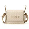 Fendi Baby Diaper Backpacks*- Diaper Bag Ff Allover Beige