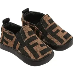 Fendi Baby Baby Shoes*- Ff Allover Slip On Crib Shoe