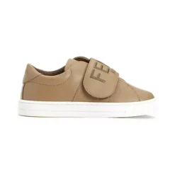 Fendi Baby Baby Shoes*- Leather Logo Trainers Junior