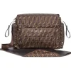 Fendi Baby Shoulder Bags*- Logo Zip-Up FF Diaper Bag