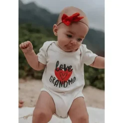 Finn + Emma Baby Onesies & Bodysuits*Graphic Bodysuit Love Grandma, Beige