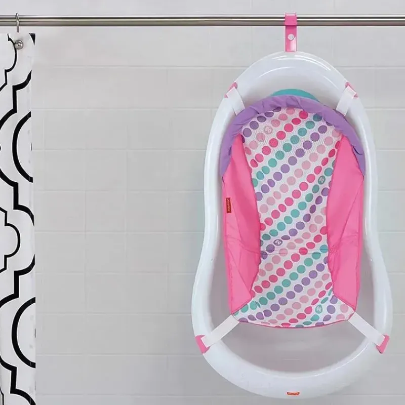 Fisher-Price Bath Tubs & Seats*Fisher Price - Baby Bath Tub 4 In 1 Sling 'N Seat Tub, Girl