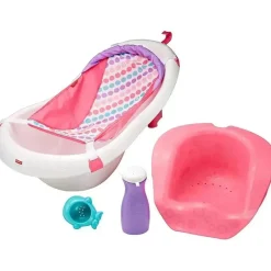 Fisher-Price Bath Tubs & Seats*Fisher Price - Baby Bath Tub 4 In 1 Sling 'N Seat Tub, Girl