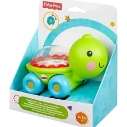 Fisher-Price Gift For Baby*Fisher Price - Baby Crawling Toy Poppity Pop Turtle