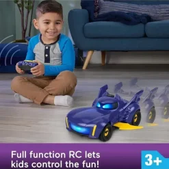 Kids Fisher-Price Super Heroes|Toys For 3 Year Old*Fisher Price - DC Batwheels Remote Control Car, Bam The Batmobile Transforming RC with Lights Sounds & Character Phrases