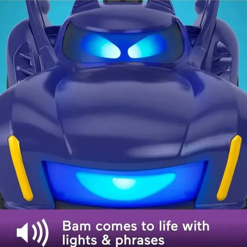 Kids Fisher-Price Super Heroes|Toys For 3 Year Old*Fisher Price - DC Batwheels Remote Control Car, Bam The Batmobile Transforming RC with Lights Sounds & Character Phrases