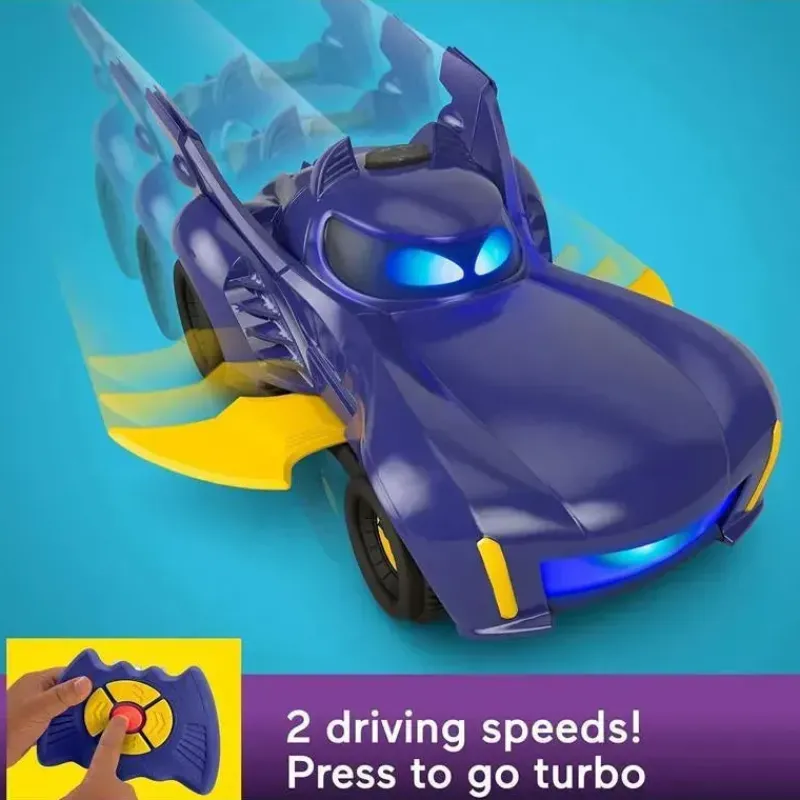 Kids Fisher-Price Super Heroes|Toys For 3 Year Old*Fisher Price - DC Batwheels Remote Control Car, Bam The Batmobile Transforming RC with Lights Sounds & Character Phrases