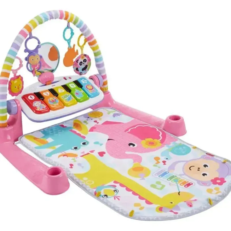 Fisher-Price Activity Centers & Jumpers|Toys For 0-12 Months*Fisher Price - Deluxe Kick & Play Piano Gym Playmat, Pink