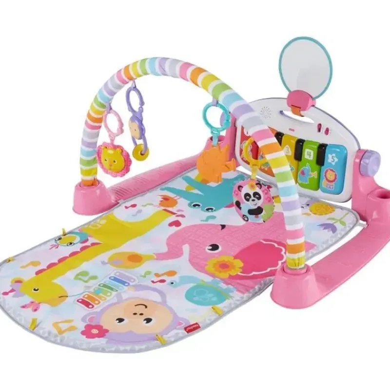 Fisher-Price Activity Centers & Jumpers|Toys For 0-12 Months*Fisher Price - Deluxe Kick & Play Piano Gym Playmat, Pink
