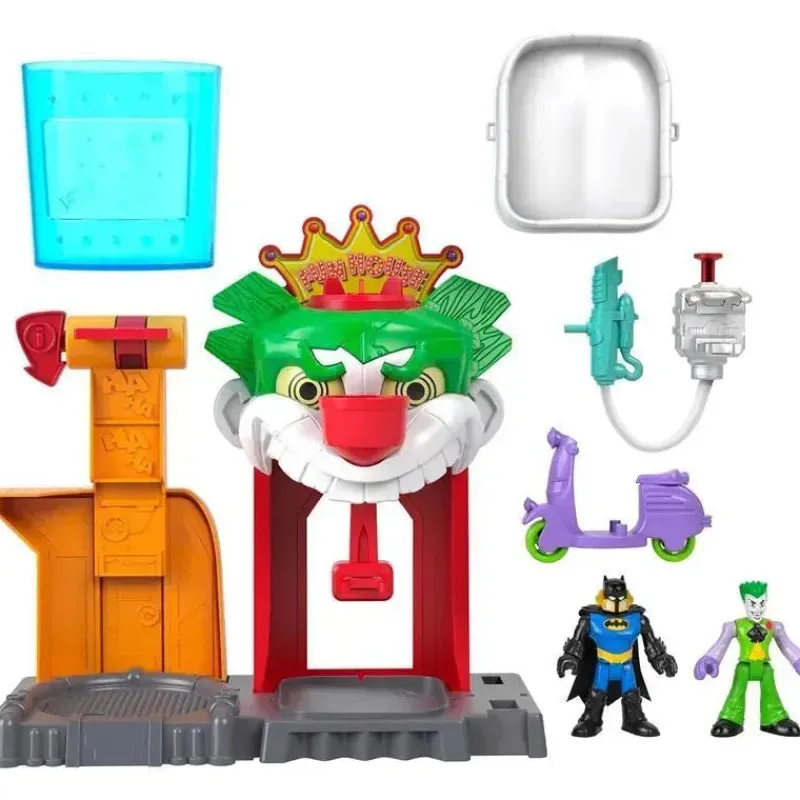 Kids Fisher-Price Super Heroes|Toys For 3 Year Old*Fisher Price - Imaginext DC Super Friends Batman Toy The Joker Funhouse Playset Color Changers with 2 Figures