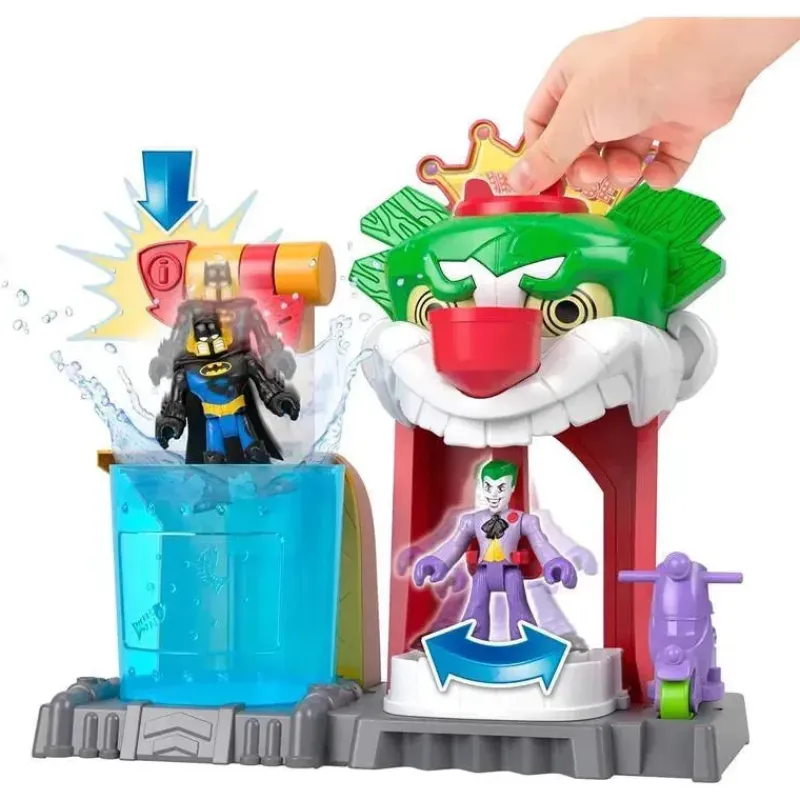 Kids Fisher-Price Super Heroes|Toys For 3 Year Old*Fisher Price - Imaginext DC Super Friends Batman Toy The Joker Funhouse Playset Color Changers with 2 Figures