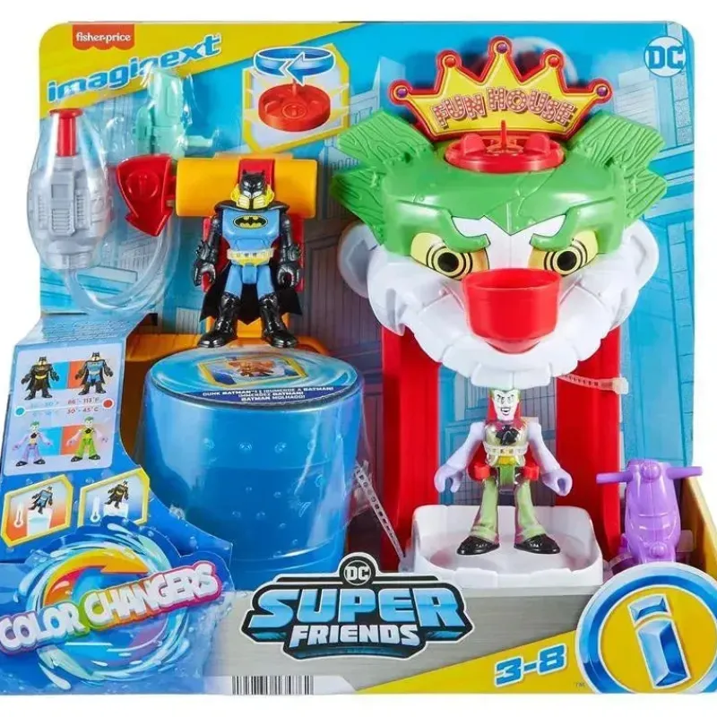 Kids Fisher-Price Super Heroes|Toys For 3 Year Old*Fisher Price - Imaginext DC Super Friends Batman Toy The Joker Funhouse Playset Color Changers with 2 Figures