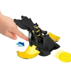 Fisher-Price Super Heroes*Fisher Price - Imaginext DC Super Friends Batman Toy Head Shifters Figure & Batwing Vehicle Set