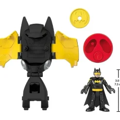 Fisher-Price Super Heroes*Fisher Price - Imaginext DC Super Friends Batman Toy Head Shifters Figure & Batwing Vehicle Set