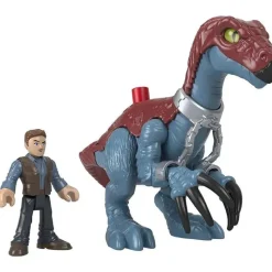 Kids Fisher-Price Gift For Kids*Fisher Price - Imaginext Jurassic World Dominion Therizinosaurus Dinosaur & Owen Toys