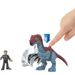 Kids Fisher-Price Gift For Kids*Fisher Price - Imaginext Jurassic World Dominion Therizinosaurus Dinosaur & Owen Toys