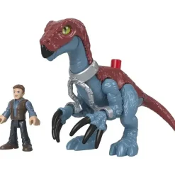 Kids Fisher-Price Gift For Kids*Fisher Price - Imaginext Jurassic World Dominion Therizinosaurus Dinosaur & Owen Toys
