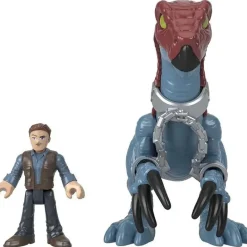 Kids Fisher-Price Gift For Kids*Fisher Price - Imaginext Jurassic World Dominion Therizinosaurus Dinosaur & Owen Toys