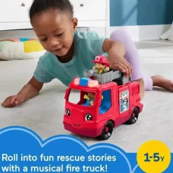 Fisher-Price Cars|Cars, Trucks & Trains*Fisher Price - Large Vehicle Fire Truck