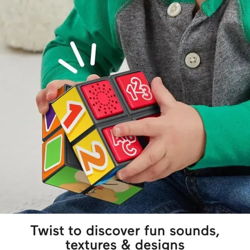 Fisher-Price Toys For 0-12 Months*Fisher Price - Laugh & Learn Baby Learning Toy Puppy's Activity Cube with Lights Music