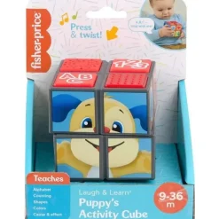 Fisher-Price Toys For 0-12 Months*Fisher Price - Laugh & Learn Baby Learning Toy Puppy's Activity Cube with Lights Music