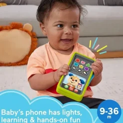 Fisher-Price Toys For 2 Year Old|Gift For Toddler*Fisher Price - Laugh & Learn 2-in-1 Slide to Learn Smartphone with Lights & Music