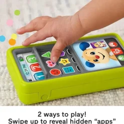 Fisher-Price Toys For 2 Year Old|Gift For Toddler*Fisher Price - Laugh & Learn 2-in-1 Slide to Learn Smartphone with Lights & Music