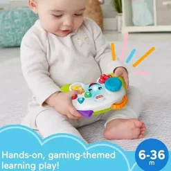 Fisher-Price Toys For 0-12 Months*Fisher Price - Laugh & Learn Baby Electronic Toy, Game & Learn Controller Pretend Video Game Sound and Light