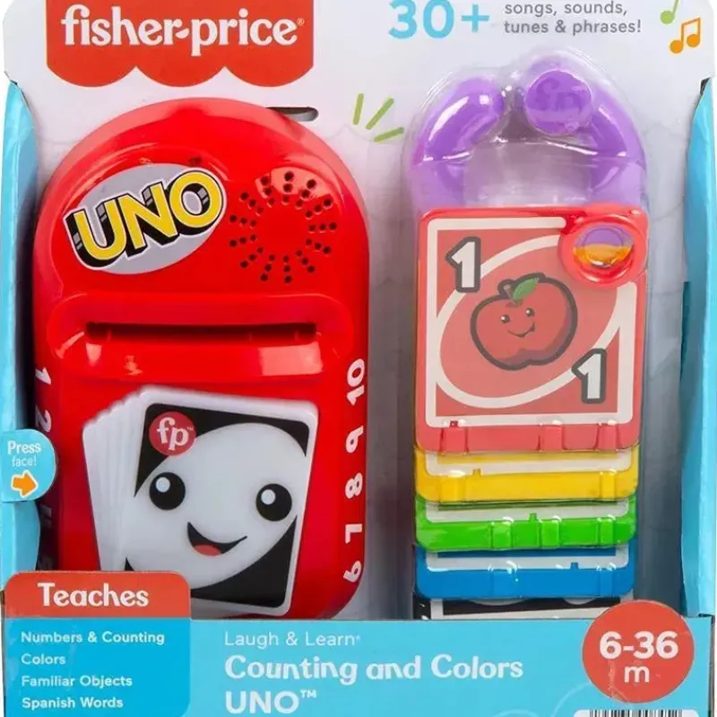 Fisher-Price Toys For 0-12 Months*Fisher Price - Laugh & Learn Counting and Colors UNO