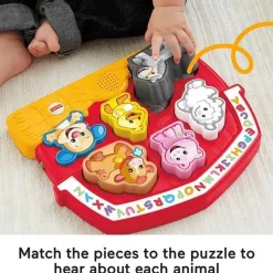 Fisher-Price Pretend Play|Toys For 2 Year Old*Fisher Price - Laugh & Learn Toddler Shape Sorting Toy Farm Animal Puzzle