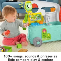 Fisher-Price Toys For 2 Year Old|Gift For Toddler*Fisher Price - Laugh & Learn Toy 3-in-1 On-the-Go Camper Walker & Activity Center