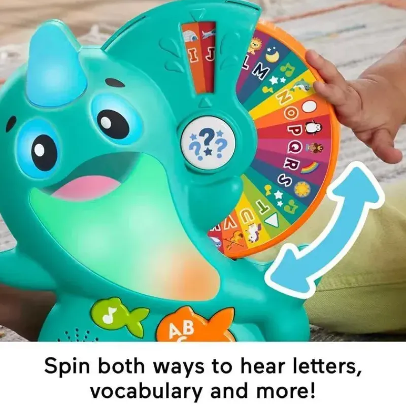 Fisher-Price Toys For 0-12 Months*Fisher Price - Linkimals Toddler Toy Learning Narwhal with Interactive Lights Music