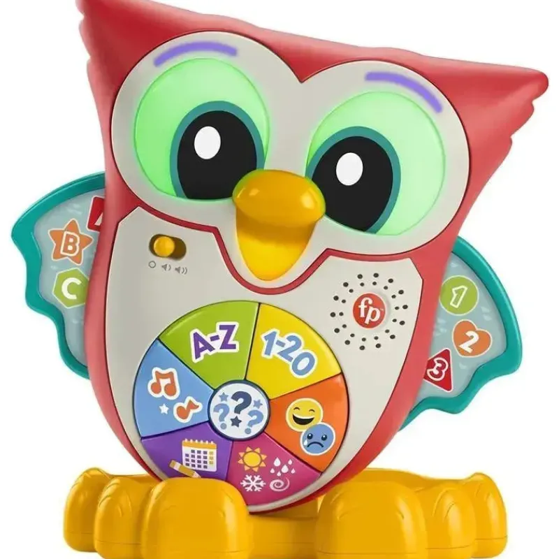 Fisher-Price Toys For 0-12 Months*Fisher Price - Linkimals Toddler Learning Toy Light-Up & Learn Owl with Interactive Lights Music
