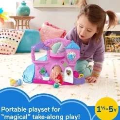 Fisher-Price Disney Princess|Playtime Gift Set*Fisher Price - Little People Toddler Toy Disney Princess Play & Go Castle Portable Playset with Ariel & Cinderella