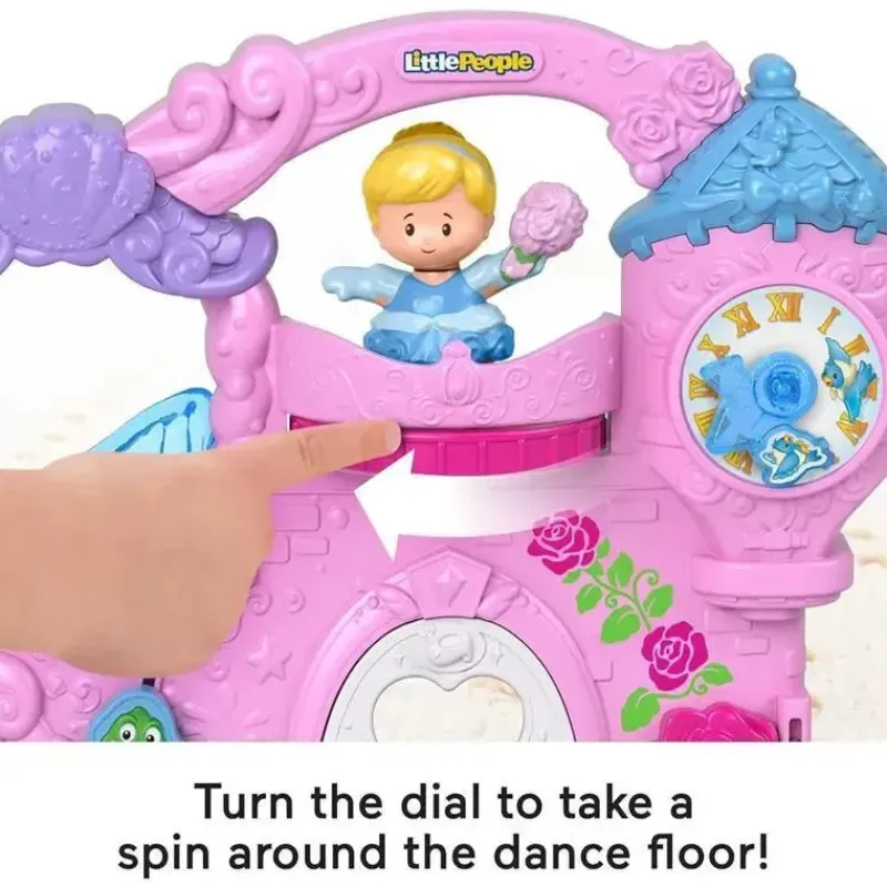 Fisher-Price Disney Princess|Playtime Gift Set*Fisher Price - Little People Toddler Toy Disney Princess Play & Go Castle Portable Playset with Ariel & Cinderella