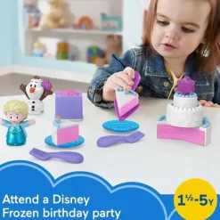 Fisher-Price Frozen|Playtime Gift Set*Fisher Price - Little People Toddler Toys Disney Frozen Elsa & Olaf’s Party 12-Piece Playset