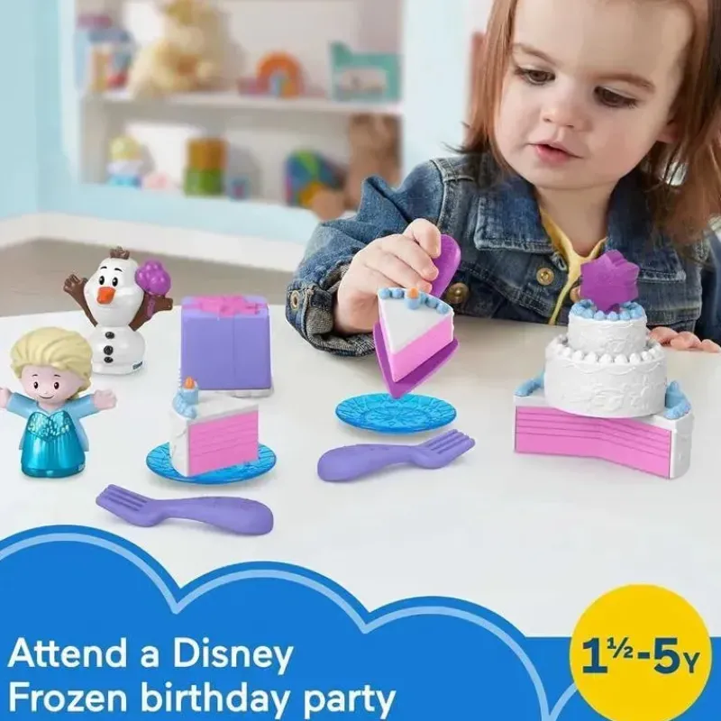 Fisher-Price Frozen|Playtime Gift Set*Fisher Price - Little People Toddler Toys Disney Frozen Elsa & Olaf’s Party 12-Piece Playset