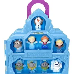 Fisher-Price Dolls*Fisher Price - Little People Frozen Figs 10Th Anv Carry Case