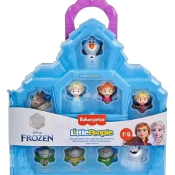 Fisher-Price Dolls*Fisher Price - Little People Frozen Figs 10Th Anv Carry Case