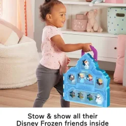 Fisher-Price Dolls*Fisher Price - Little People Frozen Figs 10Th Anv Carry Case